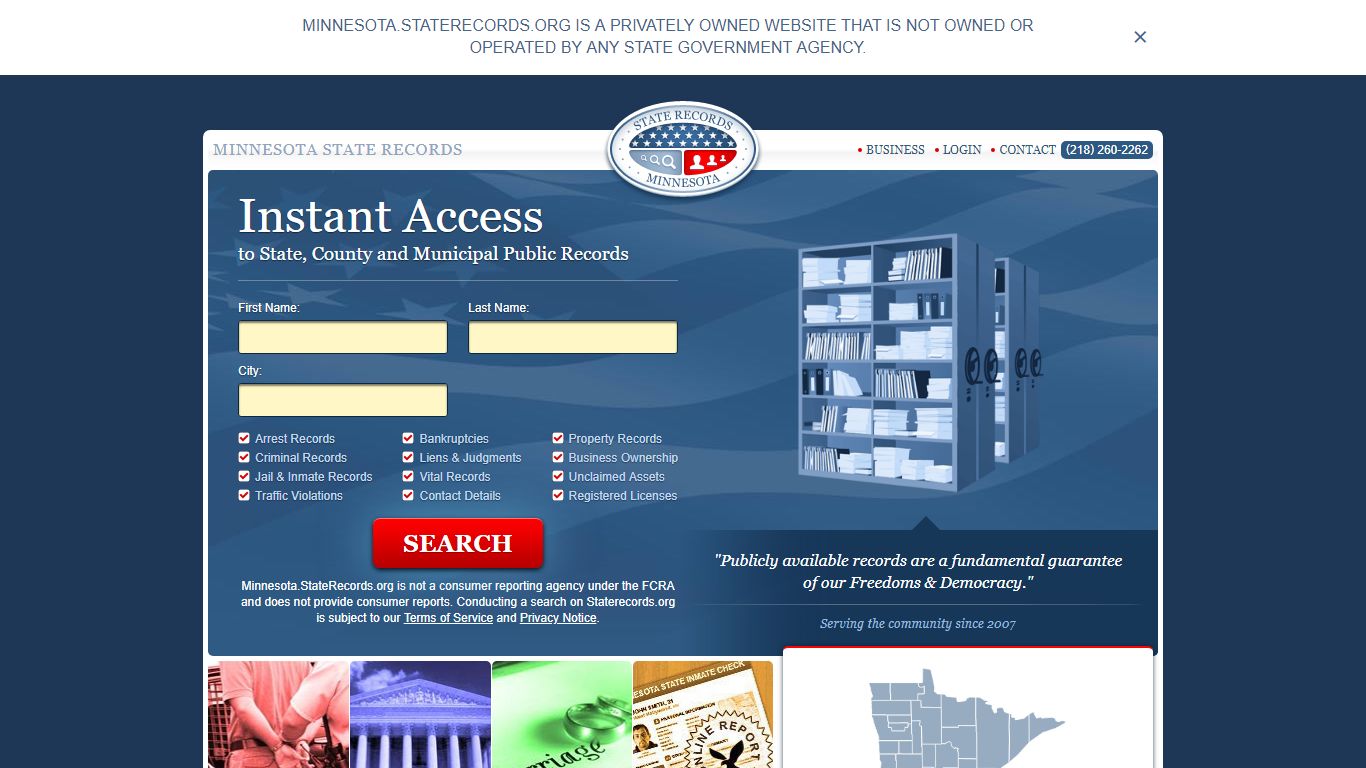 Stearns County Arrest, Court, and Public Records